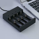 18650 Lithium Battery Charger 4.2V 0.3A 4 USB Slots Independent Charger