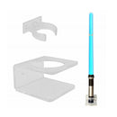 Light Saber Acrylic Stand Wall Mounted Upright Display Holder Storage Rack Clear