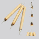 New 3pcs Clay Sculpting Set Wax Carving Pottery Tools Shapers Polymer Modeling