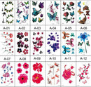 10x Cute Water Transfer Tattoos Body Art Makeup Cool Waterproof Girl Stickers â„–[