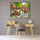 Painting By Numbers Kit DIY Urban Scenery Canvas Oil Art Picture Home Decor
