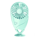 Mini Hand-held Suction Cup Desktop Fan Portable Pocket Small Fan (Green)