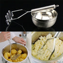 Kitchen Stainless Steel Potato Egg Masher RicerVegetable Fruit Crusher Tool3C