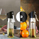 2-in-1 Oil Spray Bottle Stainless Steel Dispenser For Home Salads Cooki BBQ Z8R1