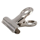 10 Pcs Paper Ticket File Stainless Steel Springy Binder Clips S5Z1