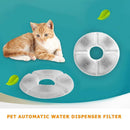 8pcs Pet Automatic Water Dispenser Filter Cotton Activated Carbon Filter