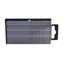 20Pcs Mini Micro Twist Drill Bit Hss Set Steel 0.3Mm-1.6Mm Craft Case Sil JR