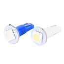 10Pcs T5 5050 LED Instrument Panel Cluster Dash Light Bulb Twist Socket White OZ