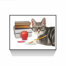 Full Square Diamond 5D DIY Diamond Painting "Glasses Cat" Embroidery Cross