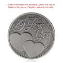 Commemorative coin lucky love word romance couple collection art gift souvenirME