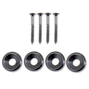 Lovoski Set Of 12 Bass Guitar Neck Mounting Ferrules Bushings W/ Screws 14mm