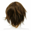 Fluffy Short Curly Light Brown Lady Full Wig New Stylish Short Women Hair W