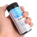 6 In 1 Swimming Pool SPA Test Strips Chlorine PH Alkalinity Water Hardness Tool
