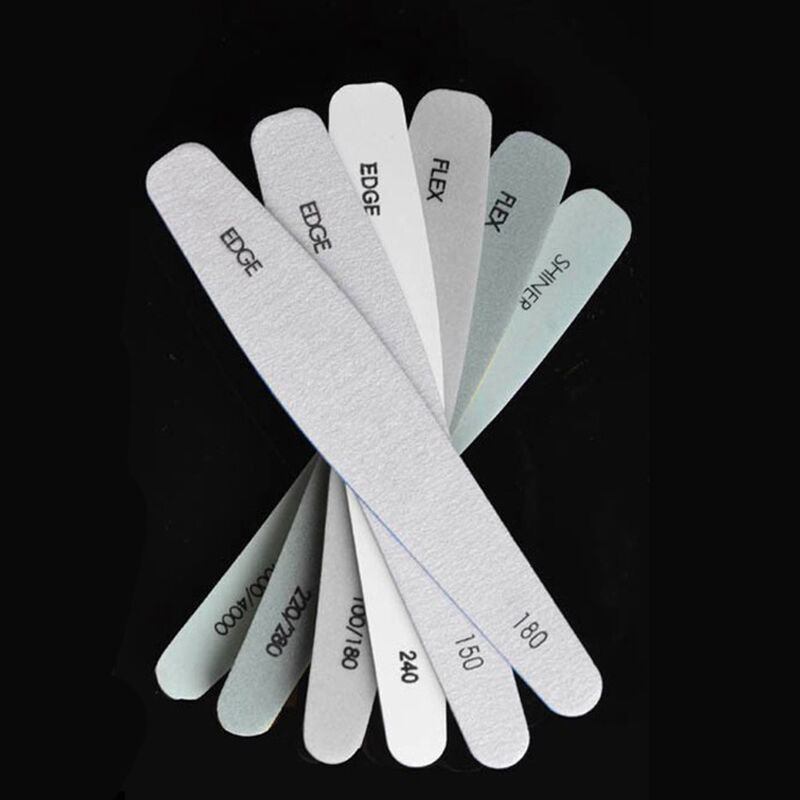 6Pcs Nail Art Grit Polisher Block Buffer Sponge Buffing Files Sanding Tool Suppl