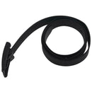 Men's Women's Silicone Belt Rubber Plastic Buckle Plain Leather Style Adjus
