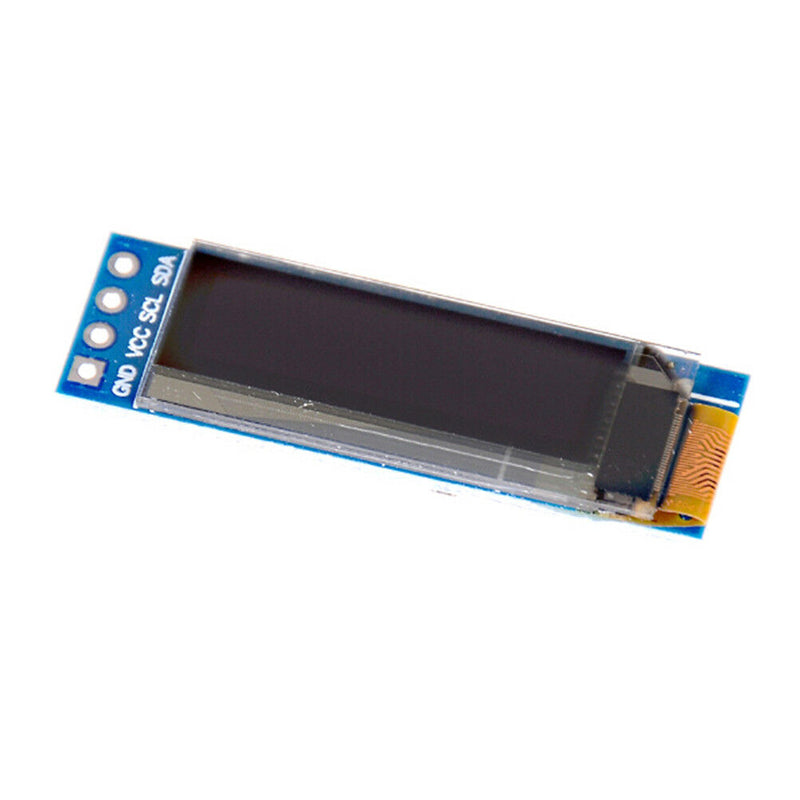 iic i2c 0.91" 128x32 blue oled lcd display module 3.3v 5v for arduino gN