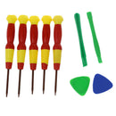 Torx T2 T3 T4 T5 T6 Cell Phone Repair Kit Tool Set Magnetic Screwdrivers To