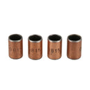 4 x brass tone self-lubricating plain bearing sleeve 15 * 10 * 8mm metal T3A7