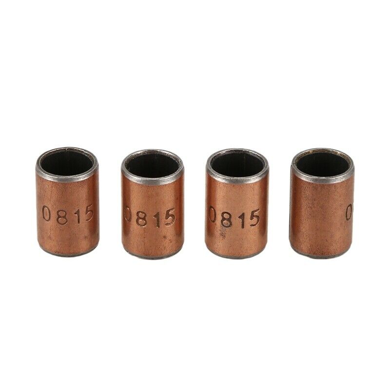 4 x brass tone self-lubricating plain bearing sleeve 15 * 10 * 8mm metal T3A7