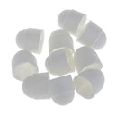 10 Pcs M12 18x23mm White Dome Bolt Nut Protection Cap Cover for Hexagon Screw