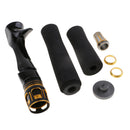 Fishing Spinning Rod Handle Grip Reel Seat Handle Split Grip W/ Carbon Tube