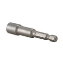8mm Hexagon Magnetic Nut Socket Driver Bit Adapter 65mm Long 10 Pcs