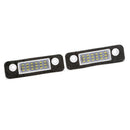 2X White 18LED License Number Plate Lights For Ford Fiesta Fusion Mondeo MK