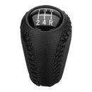 5-Speed Pu Leather Gear Shift Knob Head Shifter Black For Mazda 3 5 6 U1C4