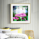 5D Full Round Drill Diamond Painting DIY Mushroom Rhinestone Picture Craft