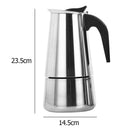 Stainless Steel Filter Mocha Coffee Pot Moka Italian Coffee Maker (450ml) A