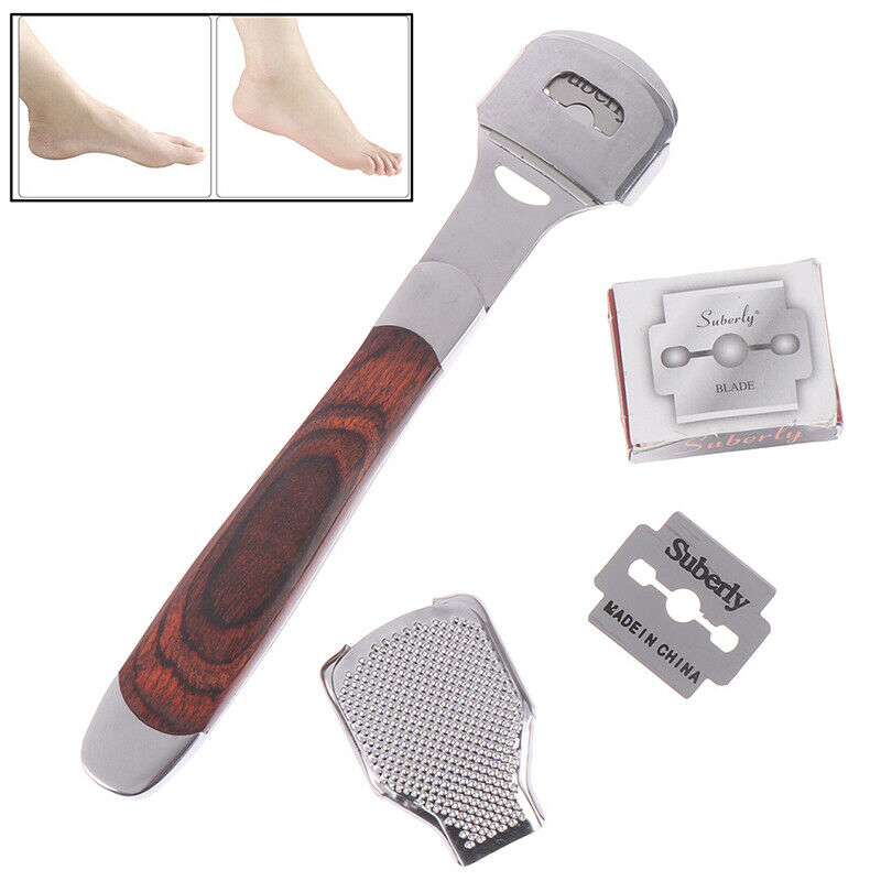 Foot Corn Removal Cutter Scraper +10 Blades Cuticle Dead Skin Pedicure Tool   Gw