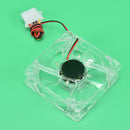 5 Colors LED 80mm 12V 4Pin 80mmx25mm 8025 DC Cooling Fan For Computer Case OZ