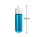 Aviation Aluminum Waterproof Bottle Outdoor Medicine Seal Capsule (Blue) A