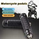2x Aluminum Motorcycle Rear Footrests M8 Foot Pegs Pedals Motor Bike Parts