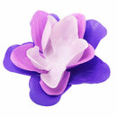 Lovely 24 Pcs Red Scented Bath Soap Rose Petal in Heart Box (Purple)