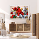 5D DIY Diamond Painting Afternoon Tea Full Round Rhinestone Wall Picture