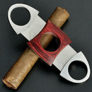 Redwood Stainless Steel Double-Edged Cigar Cutter Scissors Cigar Accessories
