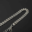 Hot Adjustable Double Rows Crystal Rhinestone Bra Shoulder Straps Belt