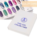 Pro Nail UV Gel Color Card Nail Tip Polish Display Chart Book Manicure Tools