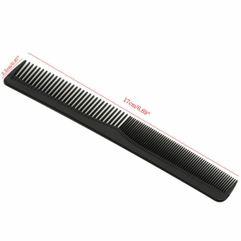 Black Hairdressing Comb Heat Resistant Unbreakable Hair Styling Dzjo& Carbo F1I6