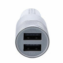 Aluminum Car Charger of dual USB Aluminum Alloy Car Charger Cigarett Lighte