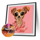 5D DIY Full Drill Diamond Painting Rich Dog Cross Stitch Embroidery Decor A