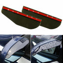 2pcs Auto Car Rearview Mirror Shield Rain Snow Water Visor Shade Eyebrow Cover