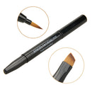 Stylish Black Lip Brush Double-ended Makeup Eyebrow Brush Groomer Tool