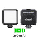Poratble For ULANZI VL49 Mini LED Photography Light Camera Phone Light 2000mAh