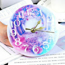 2Pcs Arabic Numerals Silicone Diy Jewelry Mold Pendant Watch Clock Shaped F