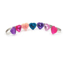 5Pcs Cute Heart Butterfly Rings Adjustable Jwewlry Kids Fashion Accessories  MO