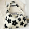 Animal Pattern Shoulder Underarm Bag Women Plush Top-handle Handbag (1)