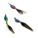 3Pcs Artificial Simulation Foam Bird, Feathered Peacock Ornaments DIY Craft for