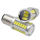 2pcs T20 7443 5630 5730 33SMD LED Car Brake Tail DRL Stop Bulb Lamp Light B Nw